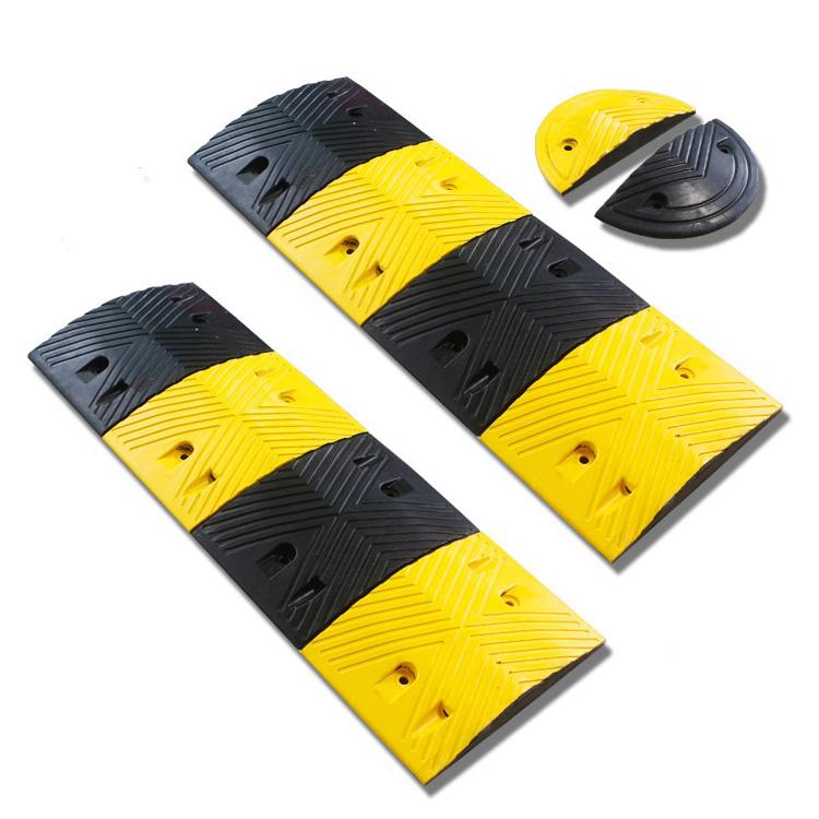 RUBBER SPEED HUMP & END CAP